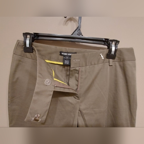 Mario Serrani Tan Boot Cut Flare Pants - Picture 5 of 5